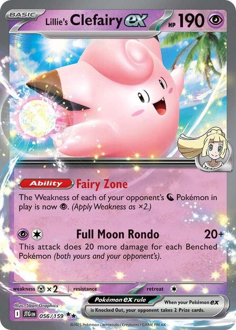 Lillie's Clefairy ex - 056/159 - Holofoil