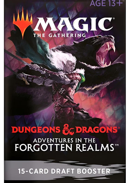Magic: the Gathering Adventures in the Forgotten Realms Draft Booster Pack - 15 Cards