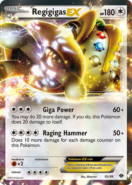 Regigigas EX - Next Destinies - Holofoil