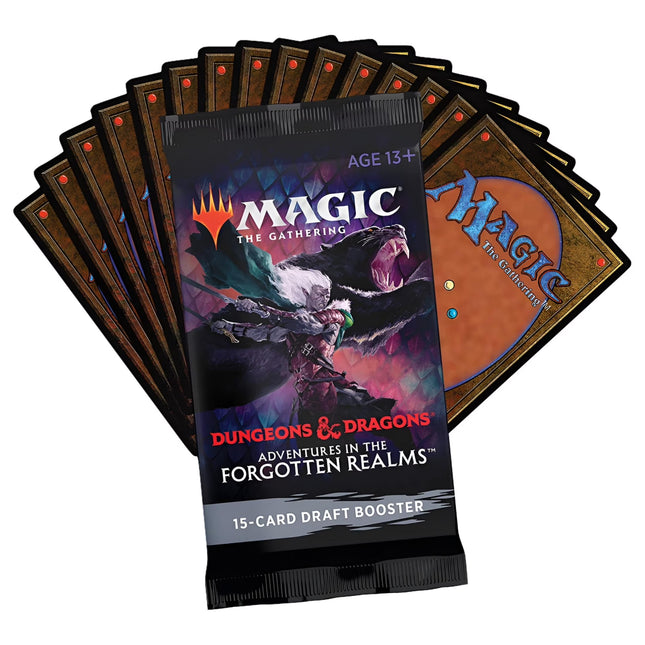 Magic: the Gathering Adventures in the Forgotten Realms Draft Booster Pack - 15 Cards