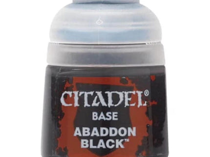 Citadel Base Paint: Abaddon Black (12Ml)